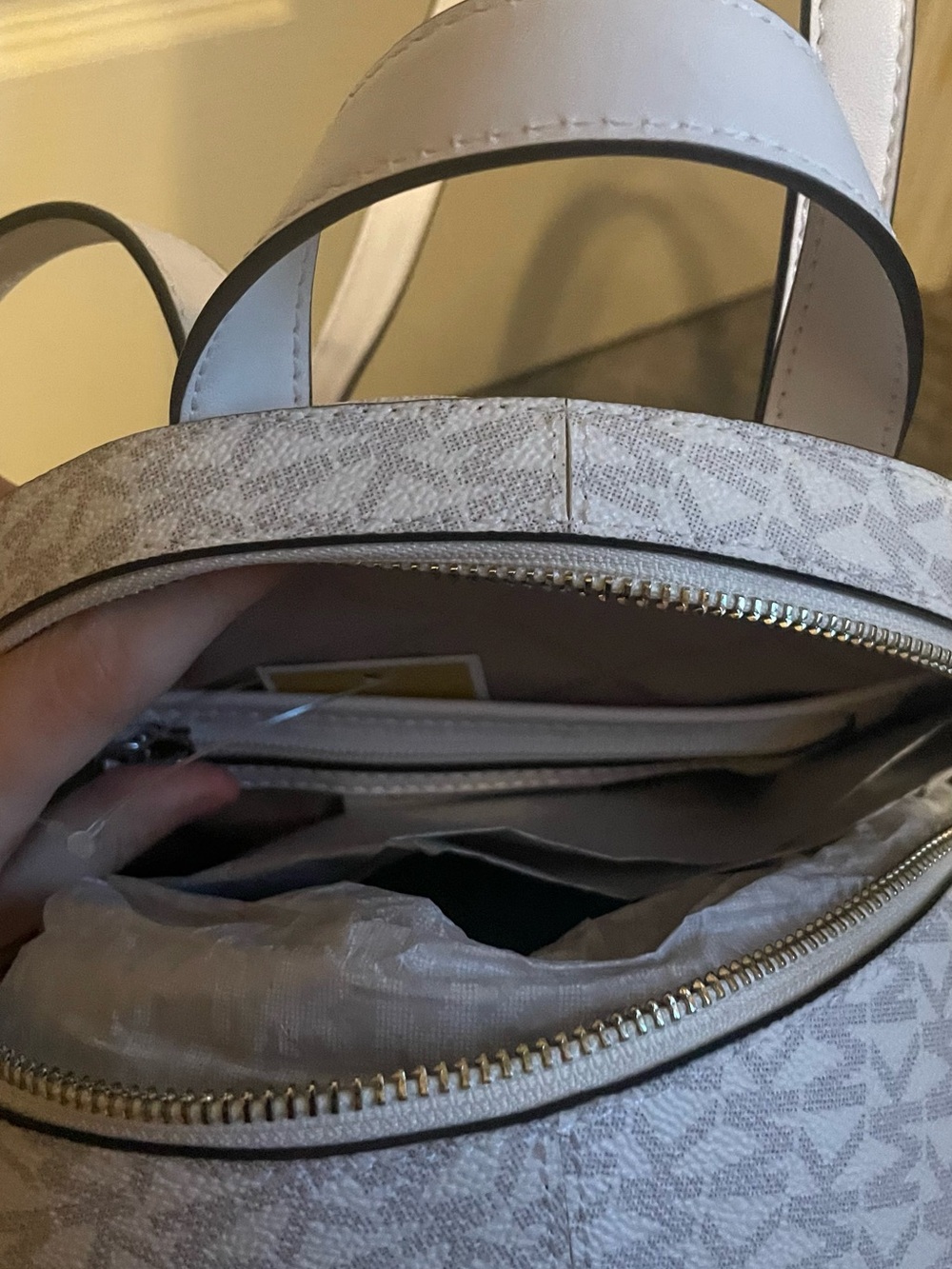 NWT Michael Kors Ocean Blue Ombre Medium Backpack Purse - Picture 10 of 14